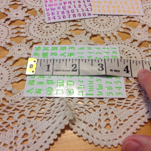 Nail art alphabet stickers bundle - Picture 6 of 6